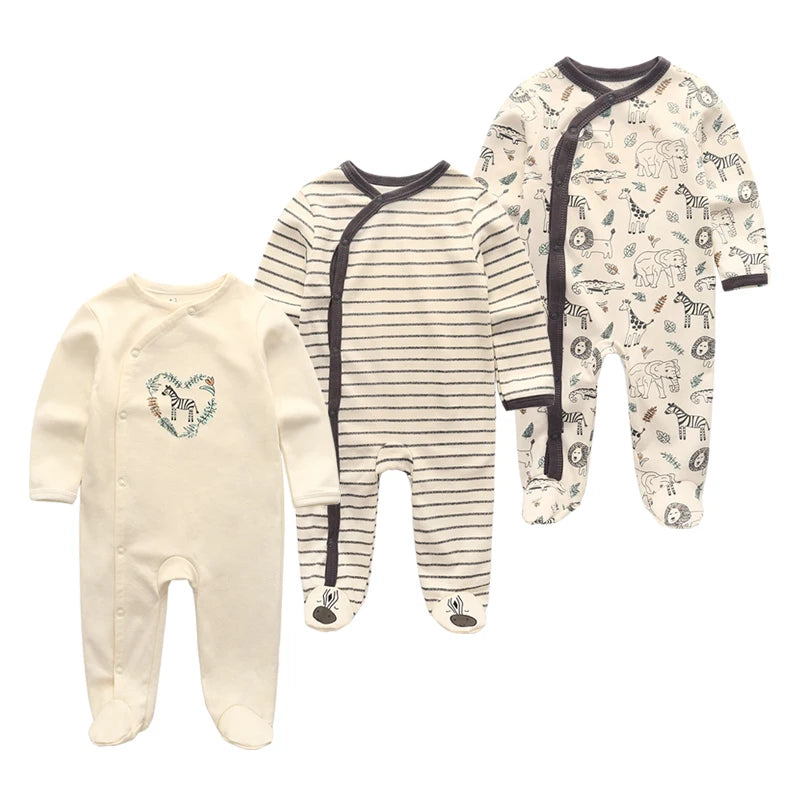 Cotton Baby Jumpsuit Set