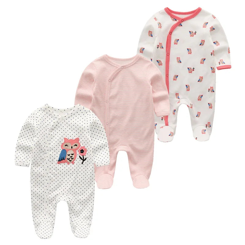 Cotton Baby Jumpsuit Set