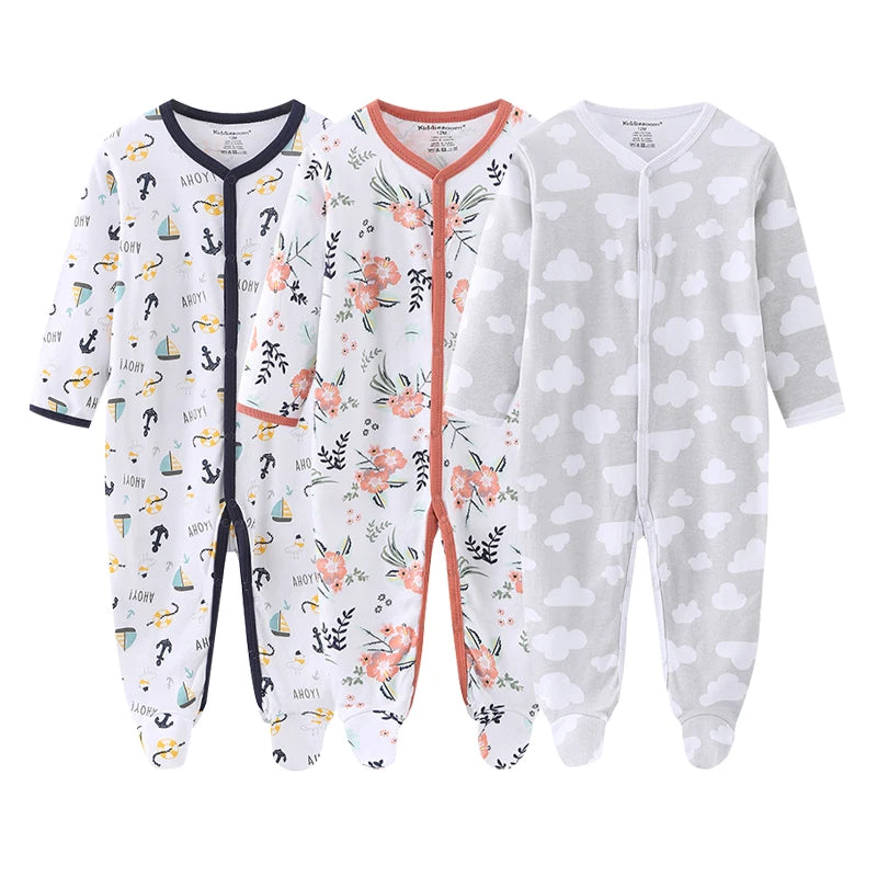 Cotton Baby Jumpsuit Set