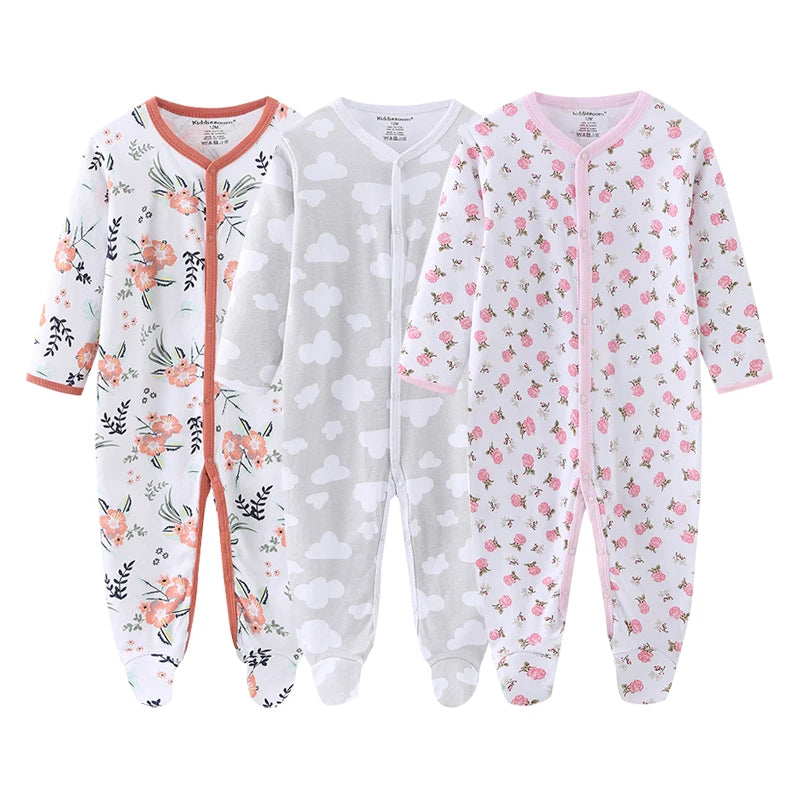 Cotton Baby Jumpsuit Set