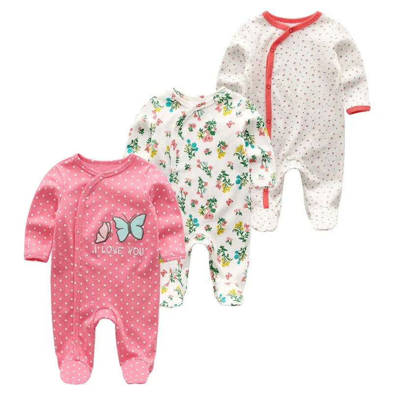 Cotton Baby Jumpsuit Set