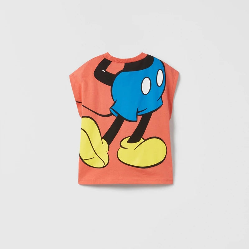 Cartoon Print T-shirt