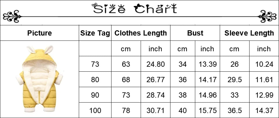 Winter Hooded Romper