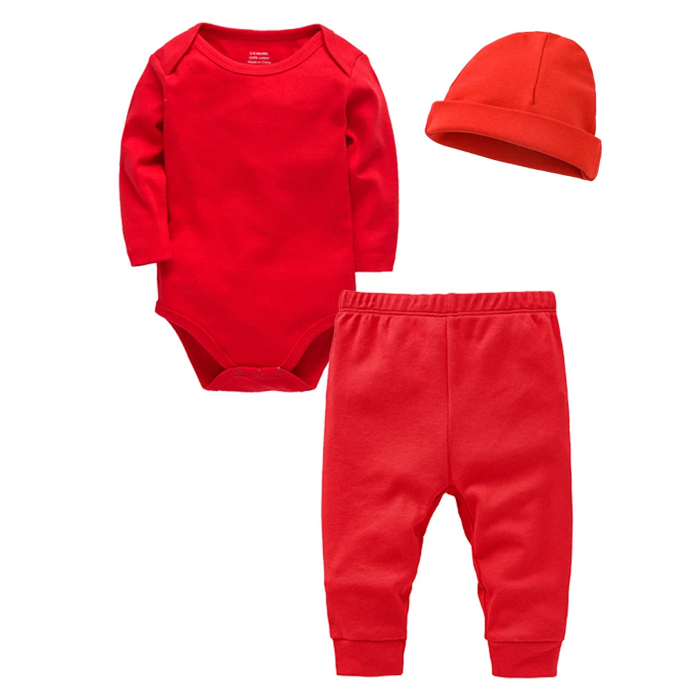 Baby Romper 3-Piece Set