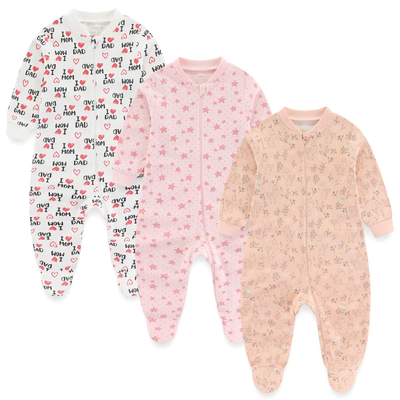 Cotton Baby Jumpsuit Set