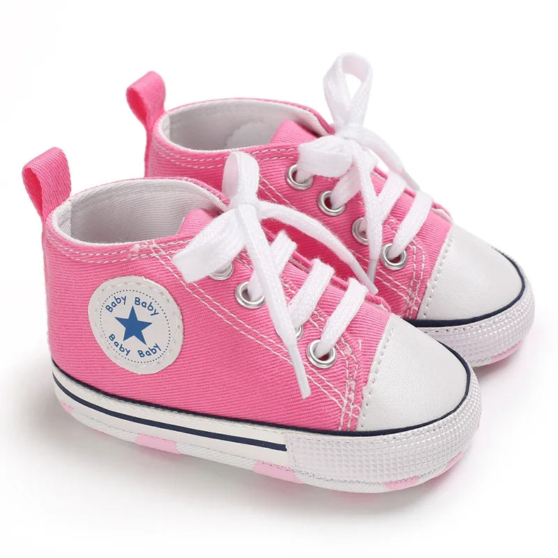 Star Print Canvas Shoes