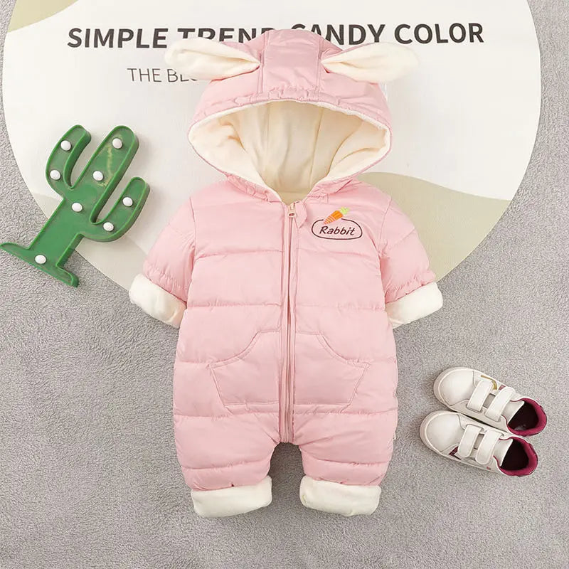 Winter Hooded Romper