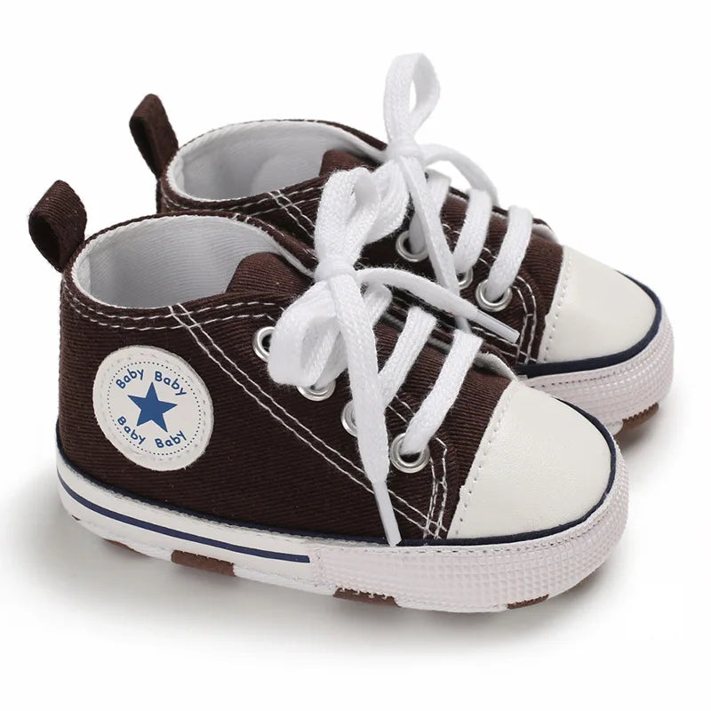 Star Print Canvas Shoes