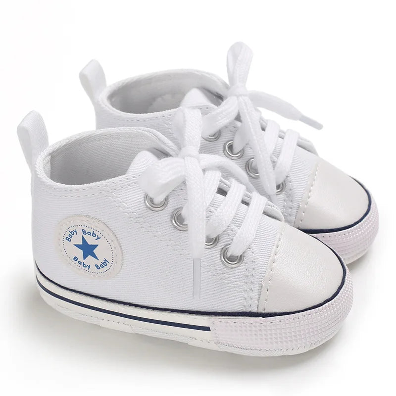 Star Print Canvas Shoes