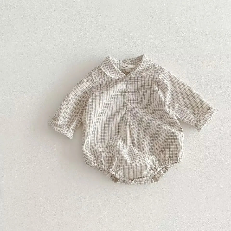 Baby Plaid Romper