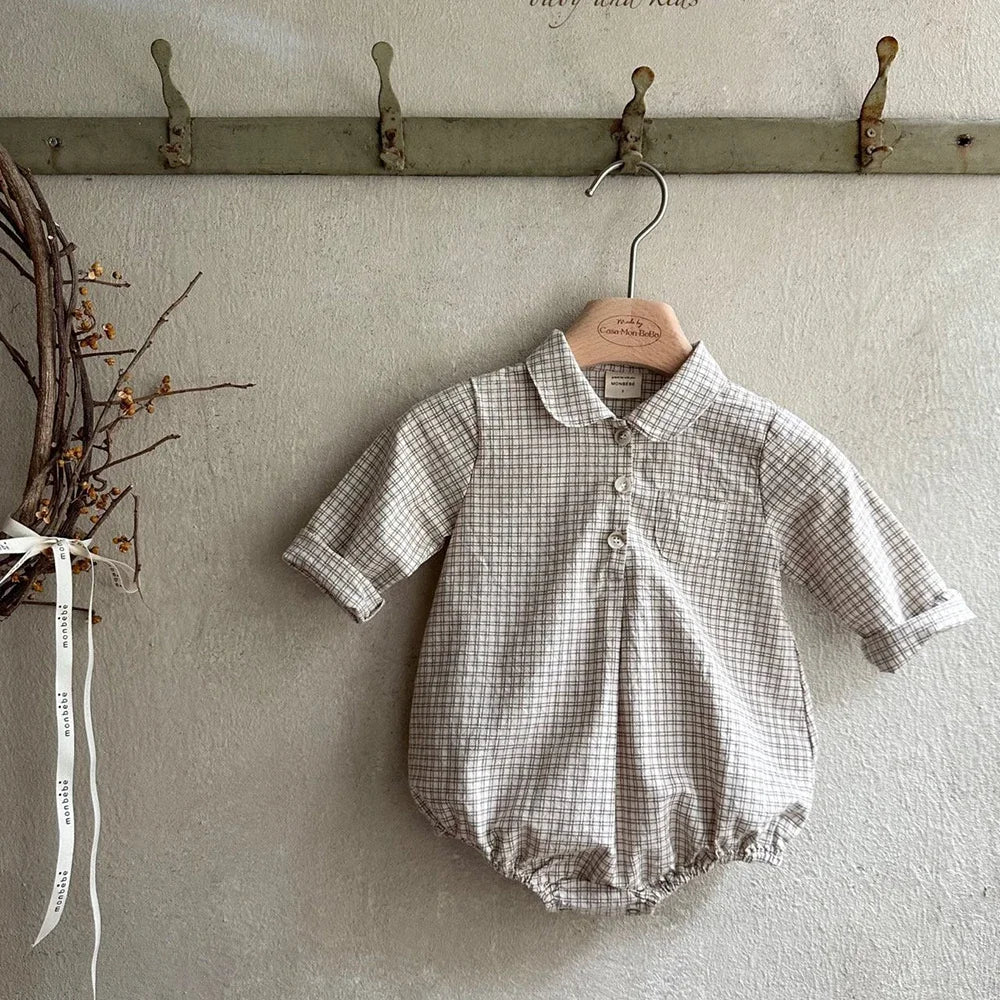 Baby Plaid Romper