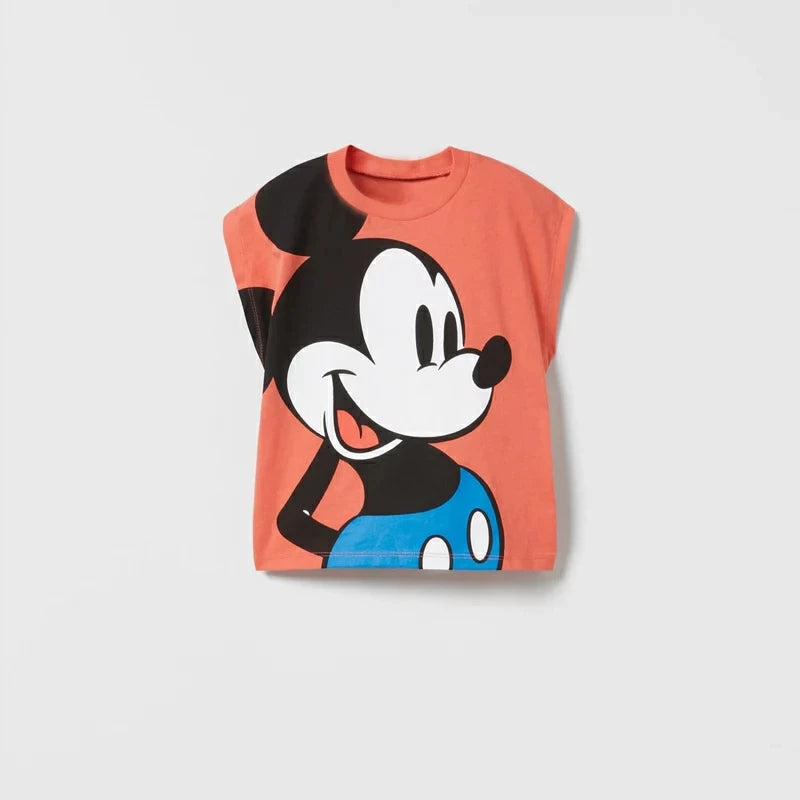 Cartoon Print T-shirt