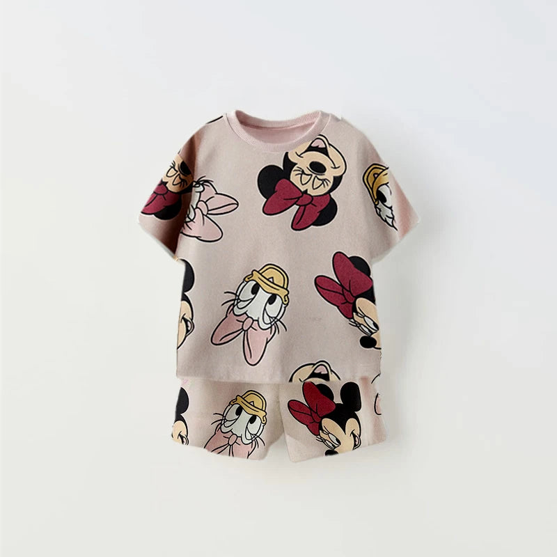 Kids Cartoon T-shirt & Shorts
