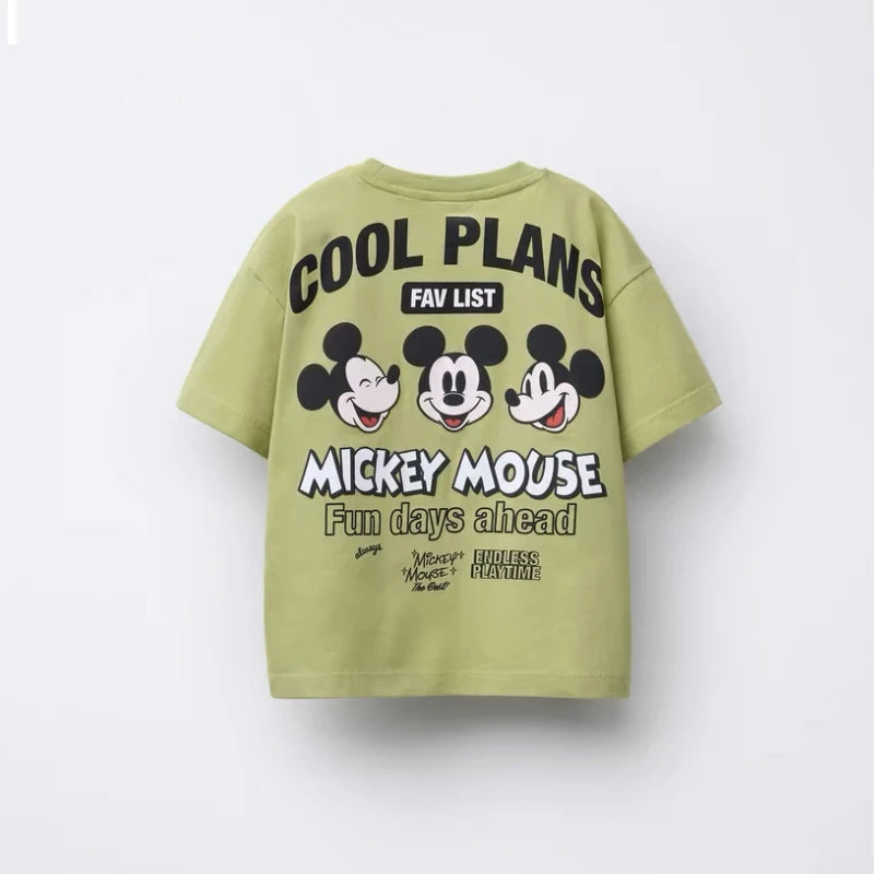 Cartoon Print T-shirt