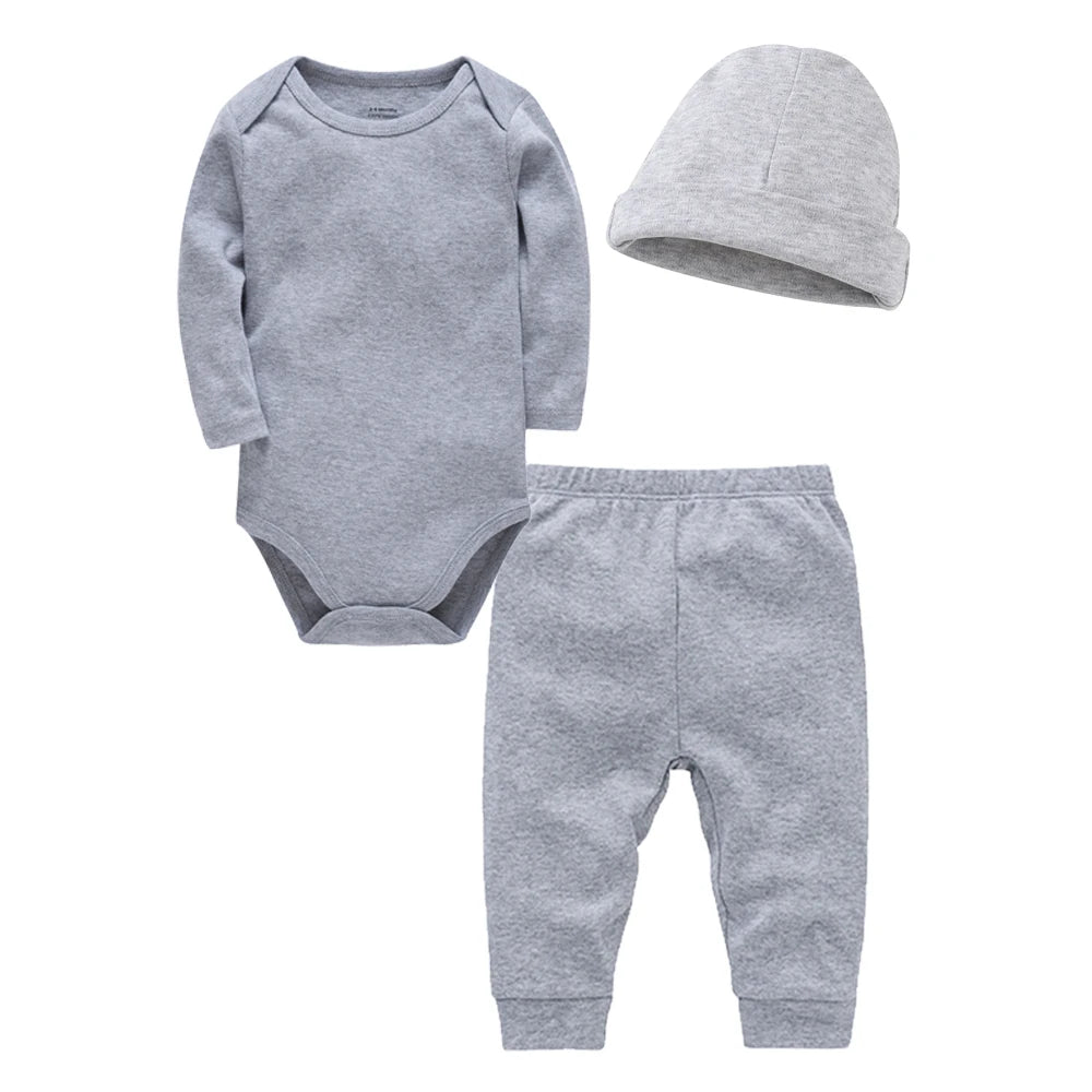 Baby Romper 3-Piece Set