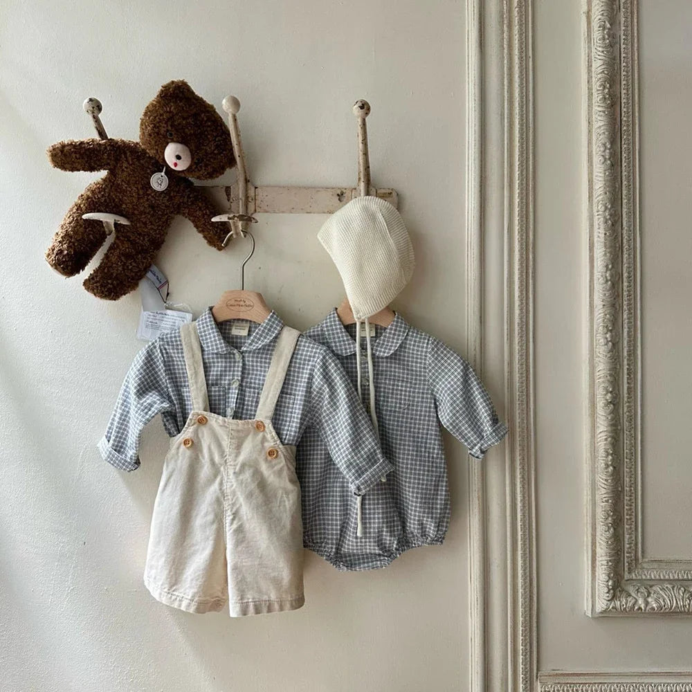 Baby Plaid Romper