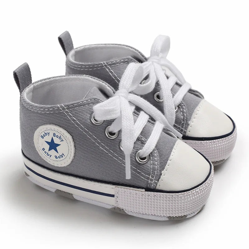 Star Print Canvas Shoes