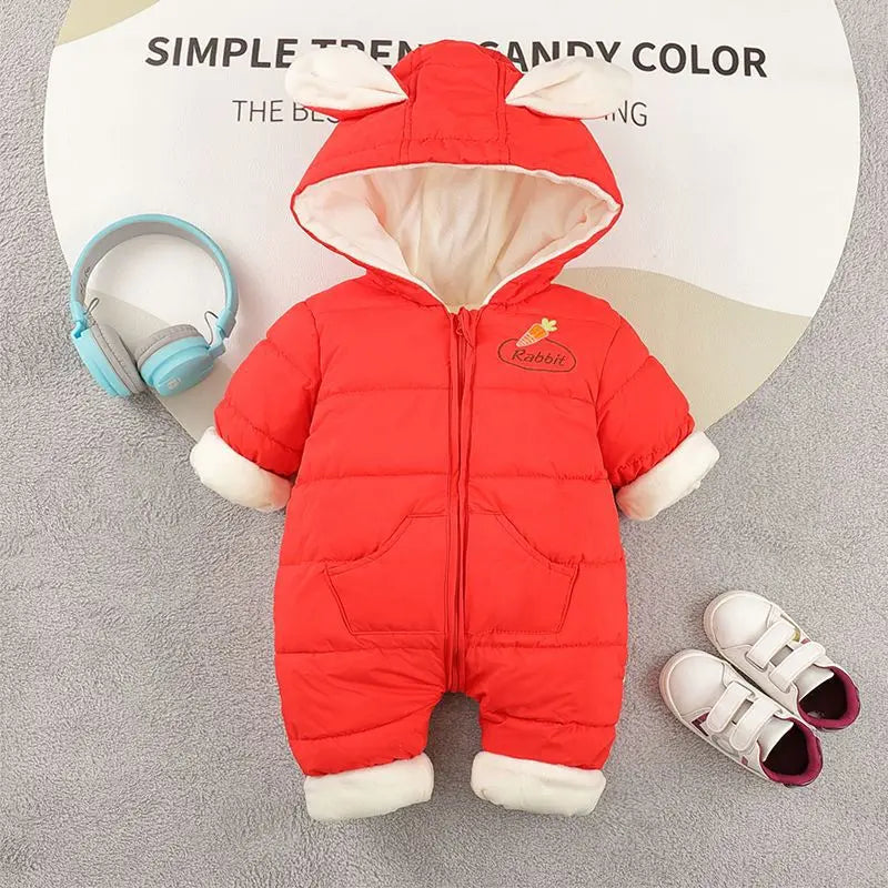 Winter Hooded Romper