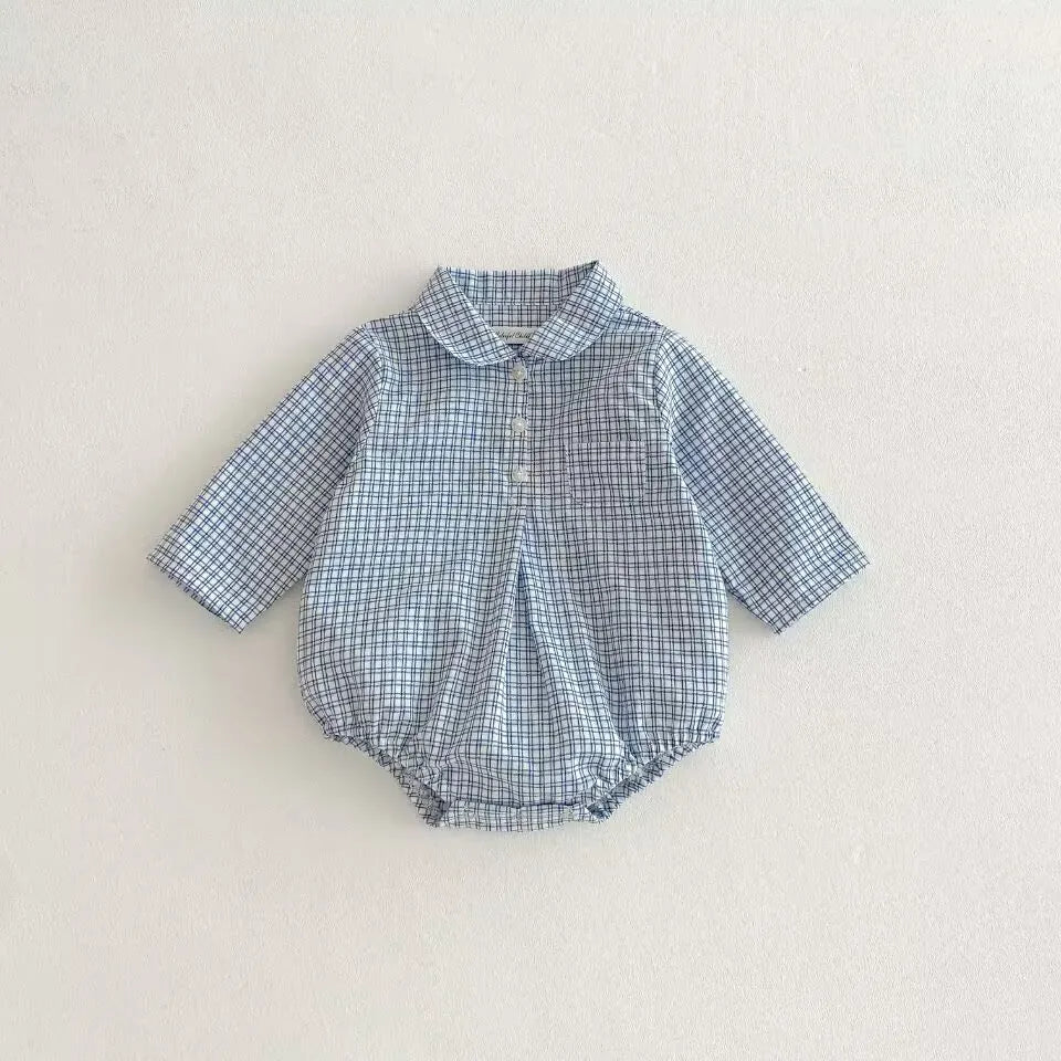 Baby Plaid Romper