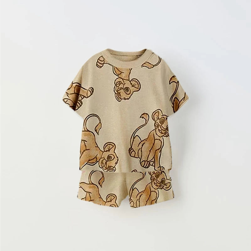 Kids Cartoon T-shirt & Shorts