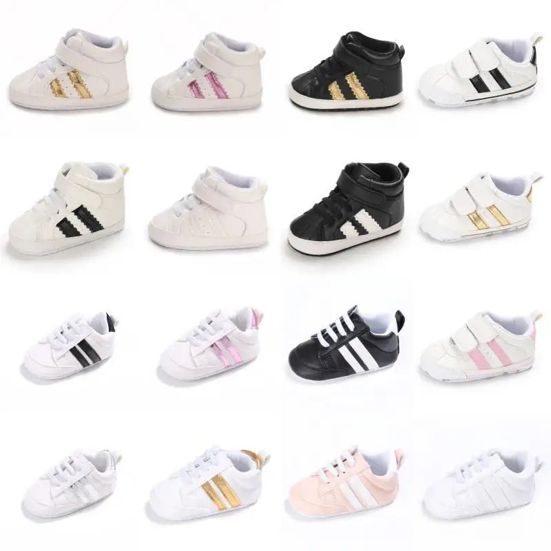 Striped Baby Sneakers