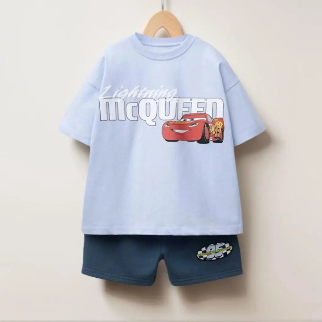 Car Print T-shirt + Shorts
