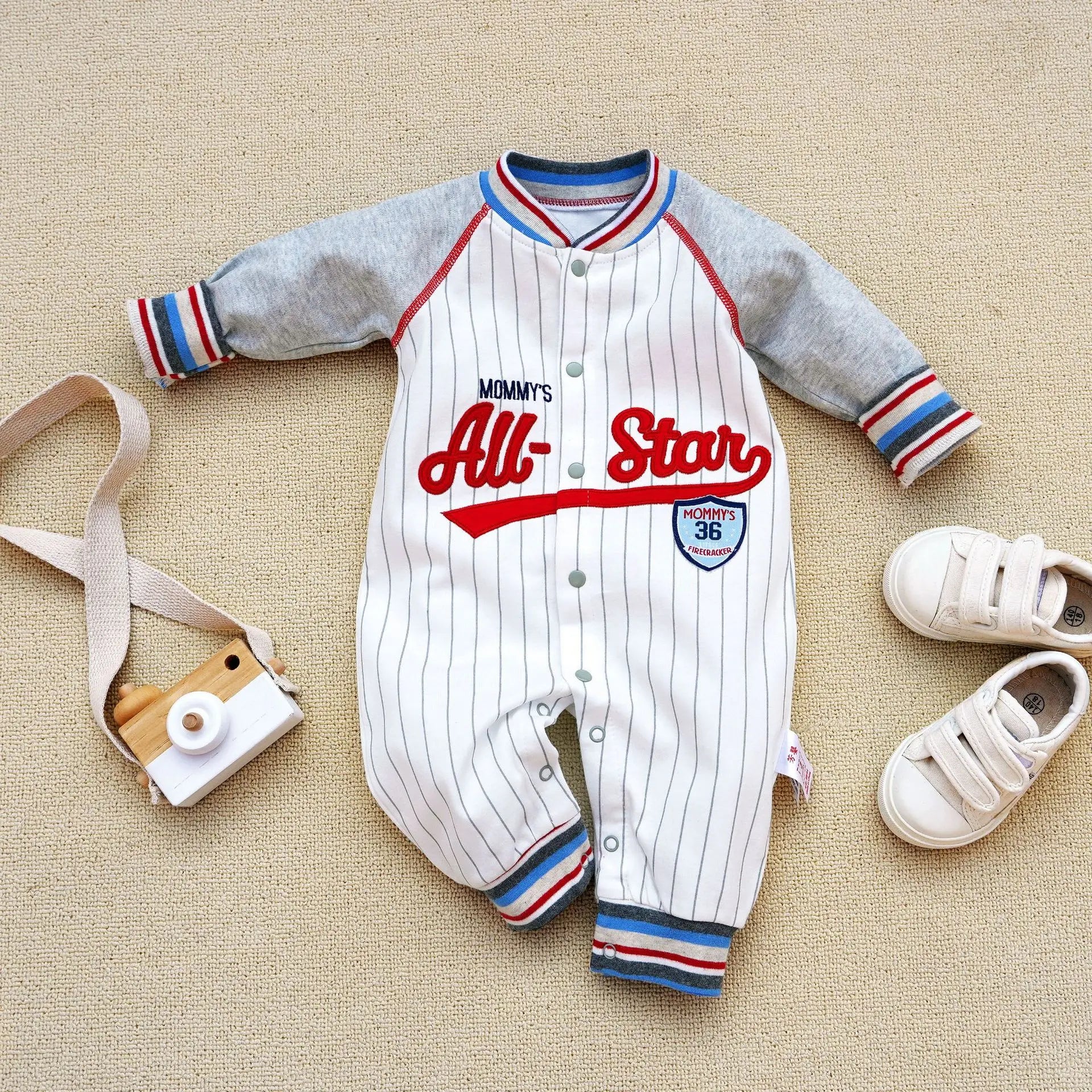 Baby Baseball Coverall