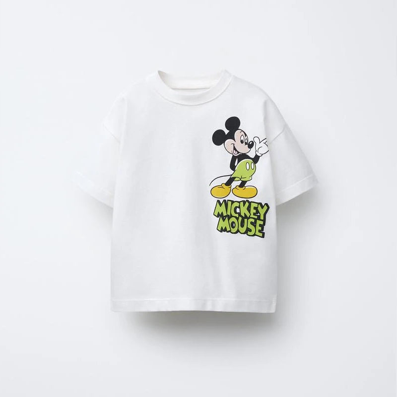 Cartoon Print T-shirt