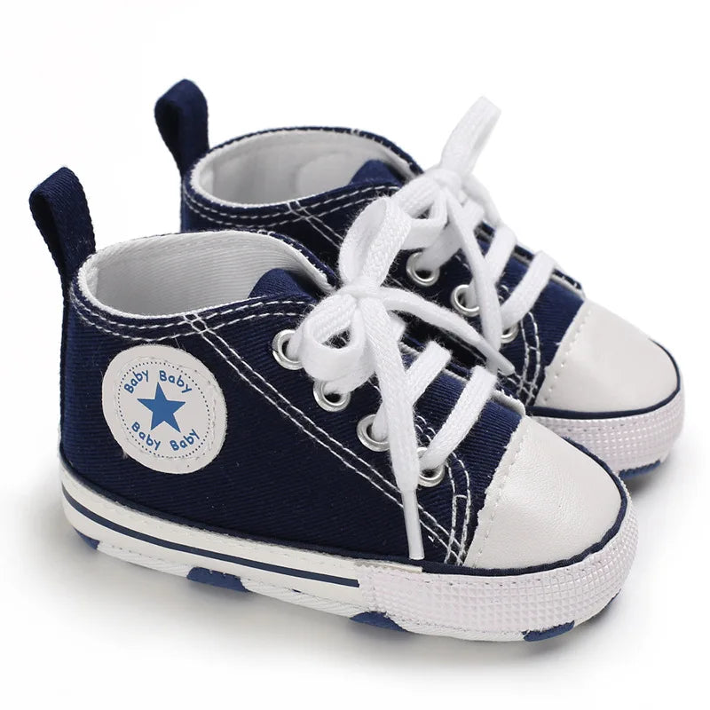 Star Print Canvas Shoes