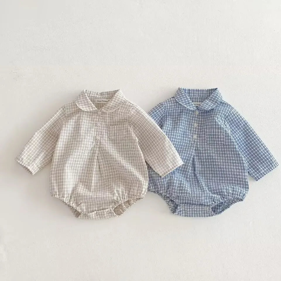 Baby Plaid Romper