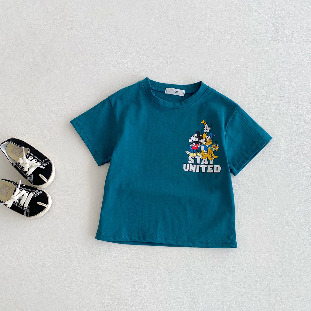 Cartoon Print T-shirt