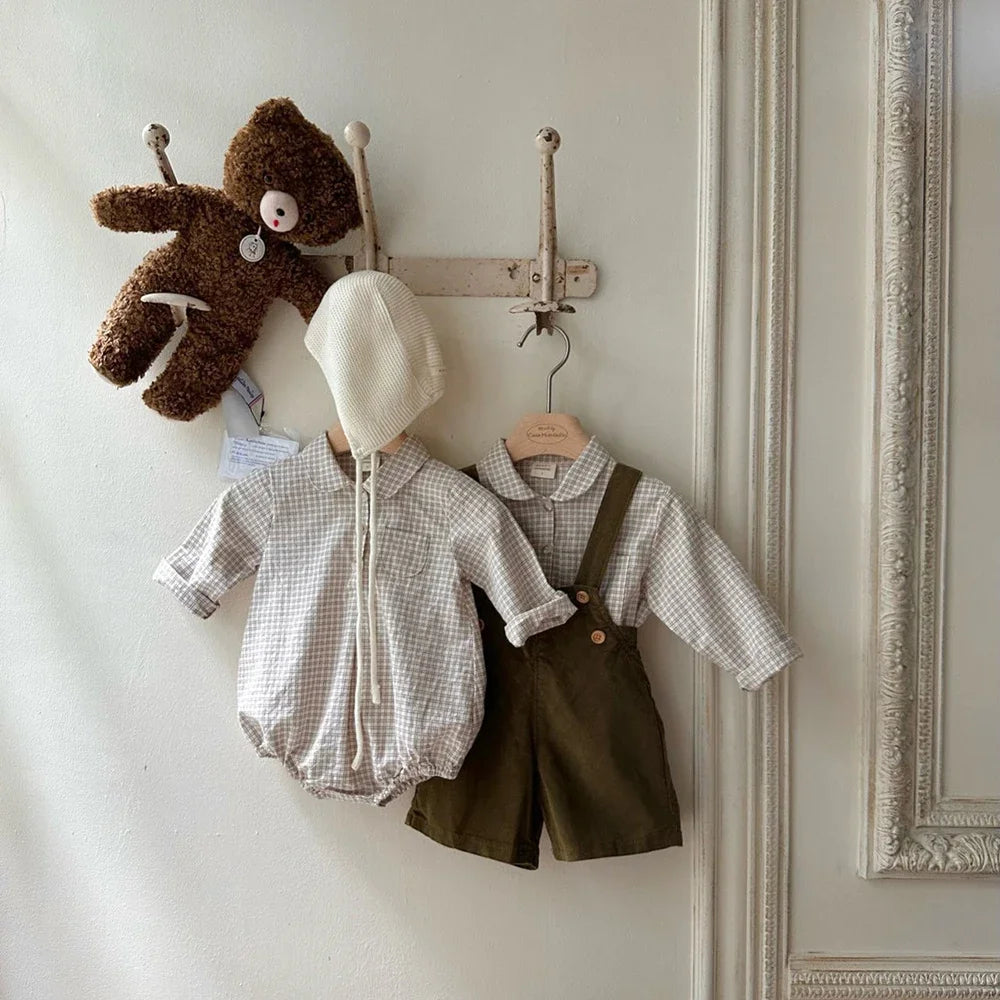 Baby Plaid Romper