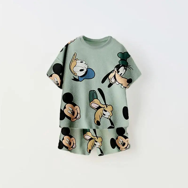 Kids Cartoon T-shirt & Shorts