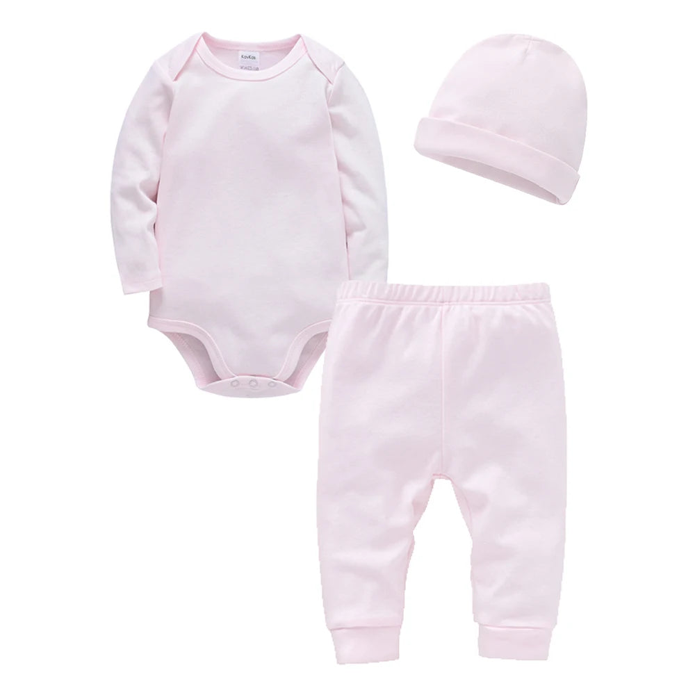 Baby Romper 3-Piece Set
