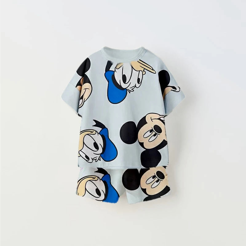 Kids Cartoon T-shirt & Shorts