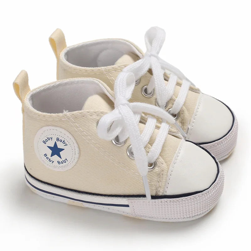 Star Print Canvas Shoes