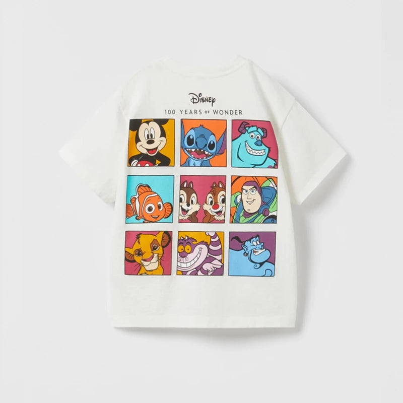 Cartoon Print T-shirt